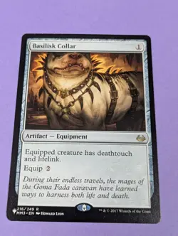 MTG Magic the Gathering: The List: Basilisk Collar #216/249 Rare - NM - Image 1