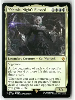 Y'shtola, Night's Blessed - 07 Foil NM MTG FINAL FANTASY Commander Magic - Image 1