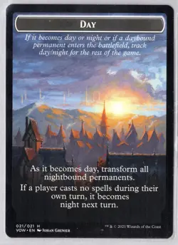 1x Day // Night Token - Innistrad: Crimson Vow - Near Mint - Image 1
