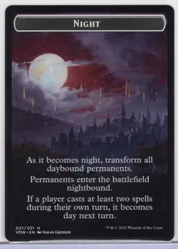 1x Day // Night Token - Innistrad: Crimson Vow - Near Mint - Image 2