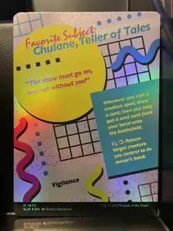 Chulane Teller of Tales FOIL BORDERLESS NM/M Class of87 Secret Lair MTG #1875 - Image 2