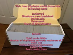 800 MTG Uncommon/Common: Innistrad, Shadows over Innistrad, Dominaria, Gatecrash - Image 1