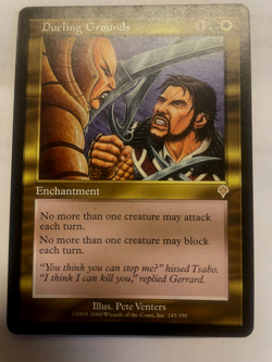Dueling Grounds Invasion Regular It's in excellent condition little crease - Image 1