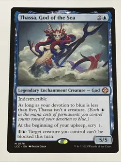 MTG Commander: The Lost Caverns of Ixalan Thassa, God of the Sea 0176 NM Mythic - Image 1