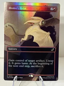 1x - Momo's Heist - FOIL BORDERLESS #72 - Avatar: Eternal - NM MTG - Image 1