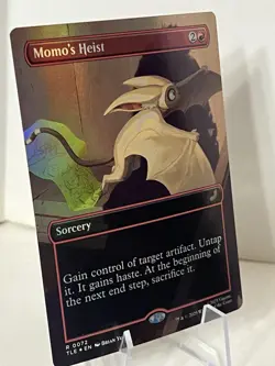 1x - Momo's Heist - FOIL BORDERLESS #72 - Avatar: Eternal - NM MTG - Image 3