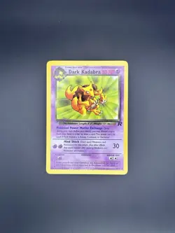 Dark Kadabra 39/82 Vintage Pokemon 1999-2000 Team Rocket - NM - Image 1