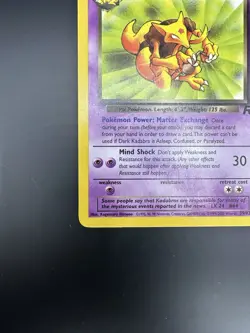 Dark Kadabra 39/82 Vintage Pokemon 1999-2000 Team Rocket - NM - Image 3