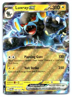 Luxray ex - Pokemon Holo Double Rare SV06: Twilight Masquerade 068/167 - Image 1