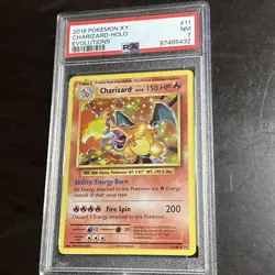 2016 POKEMON XY EVOLUTIONS 11/108 CHARIZARD HOLO PSA 7 - Image 1