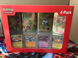 Pokemon 151 Scarlet & Violet - Mini Tins 4 Pack Sam’s Club Exclusive Brand New - Image 1