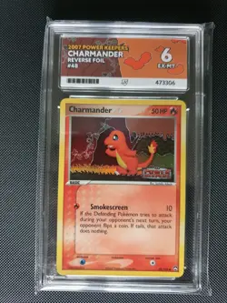 Pokemon TCG 2007 Power Keepers Charmander Reverse Stamped 48/108 - Image 1