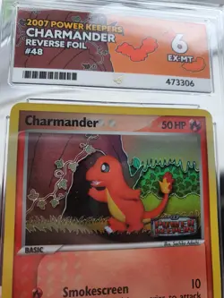 Pokemon TCG 2007 Power Keepers Charmander Reverse Stamped 48/108 - Image 3
