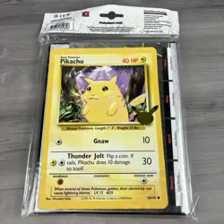 Pokemon TCG 25th Anniversary First Partner COLLECTOR'S BINDER - PIKACHU * NEW 820650809606 - Image 2