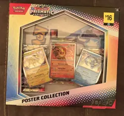 Pokemon TCG SV8.5 Prismatic Evolutions Poster Collection Box FACTORY SEALED - Image 1