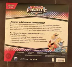 Pokemon TCG SV8.5 Prismatic Evolutions Poster Collection Box FACTORY SEALED - Image 2