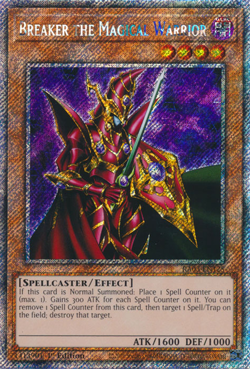 Yu-Gi-Oh! Breaker the Magical Warrior RA03-EN125 Platinum Secret Rare - Image 1