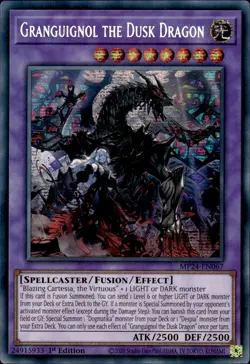 Granguignol The Dusk Dragon - Prismatic Secret Rare 1st MP24-EN067 - NM - YuGiOh - Image 1