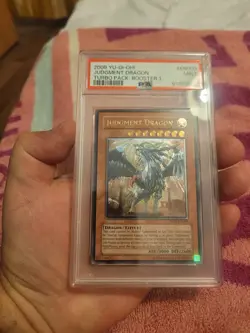 PSA 9 - YUGIOH - 2009 - TU01-EN000 - JUDGMENT DRAGON - ULTIMATE RARE - Image 1