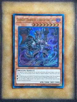 Yugioh Darkest Diabolos, Lord of the Lair SR06-EN001 Ultra Rare 1st Ed NM - Image 1