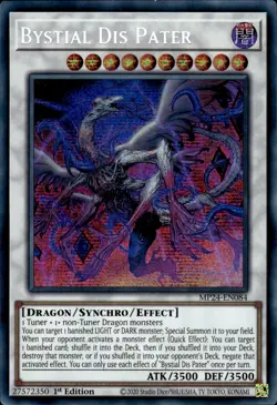 Bystial Dis Pater - Prismatic Secret Rare 1st Edition MP24-EN084 - NM - YuGiOh - Image 1