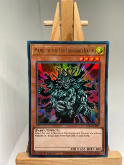 Manju Of The Ten Thousand Hands - Ultra Rare 1st Edition GFP2-EN099 NM YuGiOh - Image 1