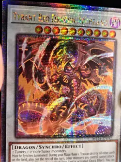 YUGIOH TYRANT RED DRAGON ARCHFIEND MP24-EN043 QUARTER CENTURY SECRET 1ST ED NM - Image 3