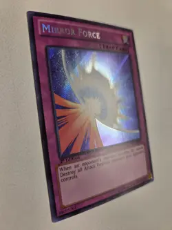Mirror Force LCYW-EN091 1st Edition Secret Rare Yugioh Legendary Collection VLP - Image 2