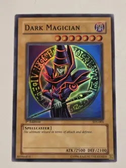 Dark Magician SYE-001 1st Edition Super Rare Yugioh Starter Deck: Yugi Evolution - Image 1