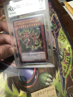 2010 Yu-Gi-Oh Yugioh Legendary Collection Slifer The Sky Dragon BCCG 10 Mint - Image 2