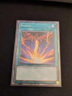 Raigeki Alt Art Starlight Rare MP25-EN015 2025 Mega-Pack 1st Edition Yugioh - Image 1