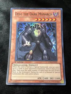 Delg the Dark Monarch STBL-EN037 1st Edition Yugioh Yu-Gi-Oh! LP - Image 1