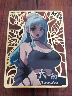 Yamato - One Piece - Goddess Story Gold Metal MSR-007 Card - Image 1
