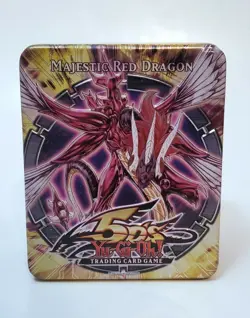 Yu-Gi-Oh! 5D's Trading Card Game Majestic Red Dragon Empty Collector's Tin - Image 1