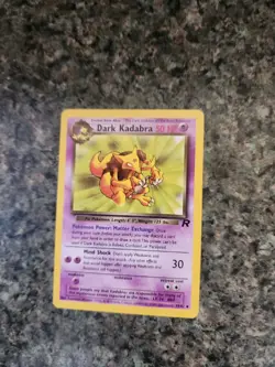 Dark Kadabra 39/82 Team Rocket WotC Vintage Pokemon Card NM p32 - Image 1
