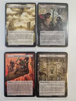 MTG Commander Duskmourn 40 Scheme Card Set Archenemy Sealed - Image 1