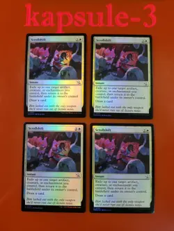 4x Scrollshift | FOIL | March of the Machine | MTG Magic Cards - Image 1