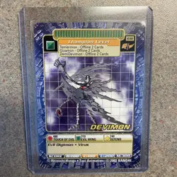 VINTAGE 2002 Non-Holo Devimon ST-162 Digi Battle Digimon Card NM - Image 1