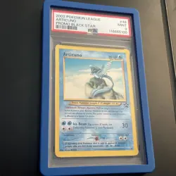 2002 POKEMON LEAGUE PROMO BLACK STAR #48 ARTICUNO PSA 9 GRADED CARD WITH CARD - Image 3