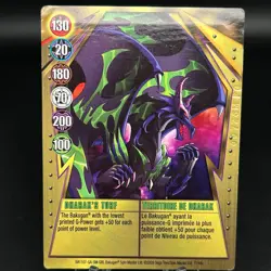 Bakugan DHARAK'S TURF Metal Gate Card GOLD BA1107-GA-SM-GBL 11/48c IMPRINTED - Image 1