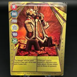 Bakugan COREDEM'S TURF Metal Gate Card GOLD 2009 BA1060-GA-SM-GBL 12/48b - Image 1