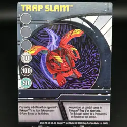 Bakugan TRAP SLAM Blue Ability Card 2008 BA566-AB-SM-GBL-39 39/48d - Image 1