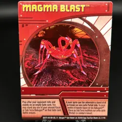 Bakugan MAGMA BLAST Red Ability Card 2008 BA470-AB-SM-GBL-31 31/48i - Image 1