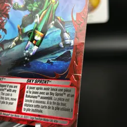 Bakugan SKY SPRINT Red Ability Card 2011 BA2114-AB-SM-GBL 4/5e MECHTANIUM SURGE - Image 2