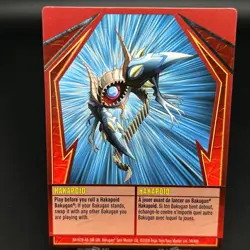 Bakugan HAKAPOID Red Ability Card 2009 BA1078-AB-SM-GBL 30/48b GUNDALIAN - Image 1
