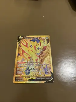 Zamazenta v 212/202 Sword & Shield Base Set Secret Rare Card NM-Mint Condition - Image 1