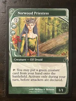 MTG English Norwood Priestess (Future Sight) NM Normal Mystery Booster 2 MB2 - Image 1