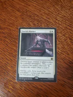 1 x Fateful Absence - Promo Pack - Innistrad: Midnight Hunt - NM-Mint - MTG - Image 1