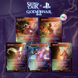 MTG Secret Lair x God of War: Greek Foil | Playstation Drop - Immediate Ship! - Image 2