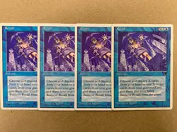 MTG 4x Recall Chronicles OLD SCHOOL Legacy Magic the Gathering x4 LP - Image 1